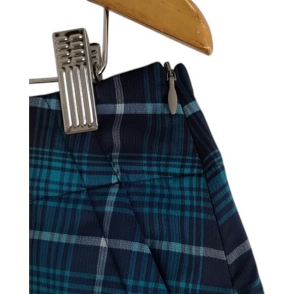 Nike blue plaid mini short skirt size 12 - Picture 5 of 7